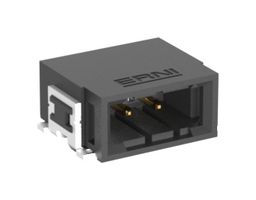TE CONNECTIVITY - ERNI 234832-E Pin Header, Wire-to-Board, 2.54 mm, 1 Rows, 2 Contacts, Surface Mount Right Angle