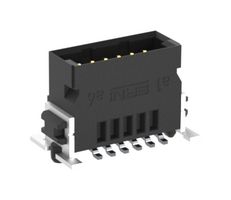 TE CONNECTIVITY - ERNI 244854-E Pin Header, Board-to-Board, 1.27 mm, 2 Rows, 12 Contacts, Surface Mount Straight, SMC Series