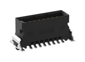 TE CONNECTIVITY - ERNI 254587-E Pin Header, Board-to-Board, 1.27 mm, 2 Rows, 16 Contacts, Surface Mount Straight, SMC Series