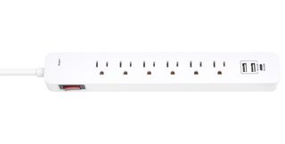 MULTICOMP PRO MP011031 Surge Protector, White, 6 Outlets, NEMA 5-15R, 15 A, 125 V, NEMA 5-15P, 3 ft