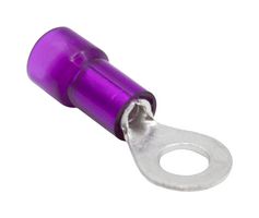 MUELLER ELECTRIC AI-50030N Ring Tongue Terminal, #8, 18 AWG, Red