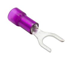 MUELLER ELECTRIC AI-50070N Fork / Spade Tongue Terminal, 22AWG to 18AWG, #10, Nylon (Polyamide)