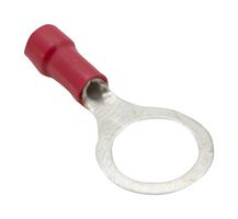 MUELLER ELECTRIC BU-190540048 Ring Tongue Terminal, 3/8", 18 AWG, Red