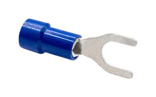 MUELLER ELECTRIC BU-191440026 Fork / Spade Tongue Terminal, 16AWG to 14AWG, #10, Vinyl