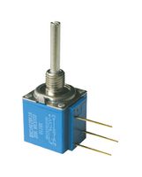 BOURNS 83A1A-B28-J15L Rotary Potentiometer, Wirewound, 10 kohm, 10 Turns, Linear, 1 W, ± 5%, 83 Series