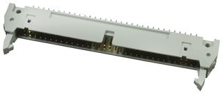 AMPHENOL COMMUNICATIONS SOLUTIONS 71918-164LF Pin Header, Wire-to-Board, 2.54 mm, 2 Rows, 64 Contacts, Through Hole, FCI Quickie Series