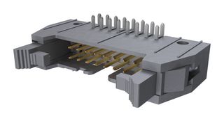 AMPHENOL COMMUNICATIONS SOLUTIONS 71922-216LF Pin Header, Wire-to-Board, 2.54 mm, 2 Rows, 16 Contacts, Through Hole Right Angle