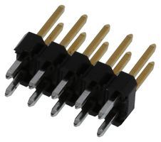 3M 2310-6121TG Pin Header, Board-to-Board, 2.54 mm, 2 Rows, 10 Contacts, Through Hole, 2300 Series