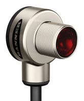 BANNER ENGINEERING TM18VP6FF100Q5 Photoelectric Sensor, 3.937", 660nm Red LED, Fixed Field/Background Suppression/Proximity, 30VDC
