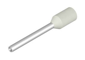 WEIDMULLER 1076990000 Wire Ferrule, Single Wire, 20 AWG, 0.5 mm², 12 mm, White