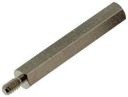 KEYSTONE 1645 Standoff, Zinc Plated, Brass, 6-32, Hex Male-Female, 38.1 mm, 38.1 mm