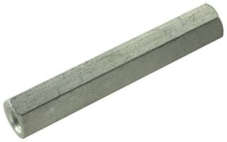 KEYSTONE 2213 Standoff, Clear Iridite Finish, Aluminum, 6-32, Hex Female, 38.1 mm, Hex Aluminum Series