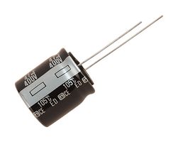 PANASONIC EEUED2E220 Electrolytic Capacitor, 22 µF, 250 V, ± 20%, PC Pin, 8000 hours @ 105°C, Polar