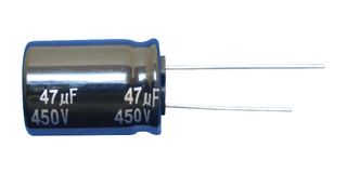PANASONIC EEUEE2C221 Electrolytic Capacitor, 220 µF, 160 V, ± 20%, PC Pin, 10000 hours @ 105°C, Polar