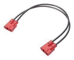 MOLEX 221960-1025 Cable Assembly, PowerWize 6.0 Receptacle to PowerWize 6.0 Receptacle, 2 Positions, 6 mm, 1 Row