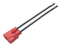 MOLEX 221960-1211 Cable Assembly, PowerWize 6.0 Receptacle to Free End, 2 Positions, 6 mm, 1 Row, 1 m, 3.3 ft