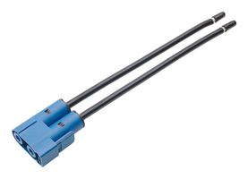 MOLEX 221960-2211 Cable Assembly, PowerWize 6.0 Receptacle to Free End, 2 Positions, 6 mm, 1 Row, 1 m, 3.3 ft