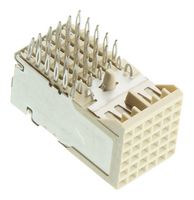 AMPHENOL COMMUNICATIONS SOLUTIONS 84688-101LF Connector, FCI Metral 1000 84688 Series, 30 Contacts, 2 mm, Receptacle, Press Fit, 5 Rows