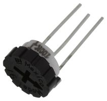 TT ELECTRONICS / BI TECHNOLOGIES 91AR100KLF Trimmer, Single Turn, Cermet, Top Adjust, 100 kohm, Through Hole, 1 Turns
