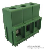 PHOENIX CONTACT MKDSP 10N/ 3-10,16 Wire-To-Board Terminal Block, 10.16 mm, 3 Positions, 20 AWG, 6 AWG, 16 mm², Screw