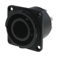 CLIFF ELECTRONIC COMPONENTS FCR2074 High Power Connector, CLIFFCON Series, Receptacle, 250 V, 15 A, Panel Mount, Solder