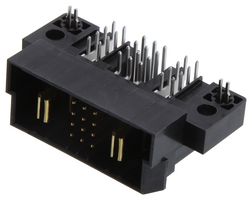 AMPHENOL COMMUNICATIONS SOLUTIONS 51939-927LF Connector, PwrBlade 51939 Series, 14 Contacts, Header, Through Hole Right Angle, 4 Rows