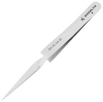 EXCELTA DN-3C-SA-SE Tweezers, Precision, Straight, Pointed, 106.25 mm, Stainless Steel