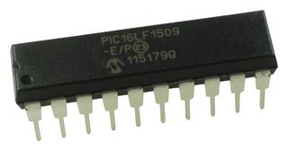 MICROCHIP PIC16LF1509-E/P 8 Bit MCU, Flash, PIC16 Family PIC16LF150x Series Microcontrollers, PIC16, 20 MHz, 14 KB, 20 Pins