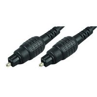 MULTICOMP PRO PSG00884 Audio / Video Cable Assembly, TOSLINK Plug, TOSLINK Plug, 9 ft, 2.74 m, Black