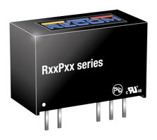 RECOM POWER R05P12S Isolated Through Hole DC/DC Converter, Medical, SIP, 1:1, 1 W, 1 Output, 12 V