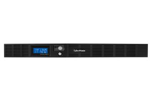 CYBER POWER SYSTEMS OR700LCDRM1U Uninterruptible Power Supply (UPS), ITE, 6 Outlets, 700VA / 400W, 140 V, 120 VAC, 3 min