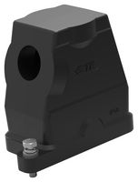 TE CONNECTIVITY T1910060140-000 Heavy Duty Connector, M40, Hood, Side Entry, Aluminum Alloy Body, Screw, H6B