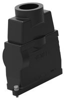 TE CONNECTIVITY T1920240163-001 Heavy Duty Connector, M63, Hood, Side Entry, Top Entry, Aluminum Alloy Body, Screw, H24B