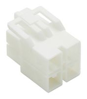 MOLEX 204102-0409 Connector Housing, Natural, VersaBlade 204102 Series, Plug, 4 Positions
