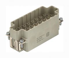 HARTING 09161072001 Heavy Duty Connector, Han DDD Series, Insert, 107+PE Contacts, 16B, Plug