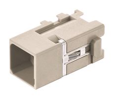 HARTING 09149211002 Heavy Duty Connector, Han Modular Series, Module, 1 Contact, Plug