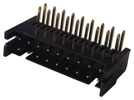 HIROSE / HRS DF11-18DP-2DS(52) Pin Header, Wire-to-Board, 2 mm, 2 Rows, 18 Contacts, Through Hole, DF11 Series