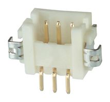 HIROSE / HRS DF13A-3P-1.25H(51) Pin Header, Wire-to-Board, 1.25 mm, 1 Rows, 3 Contacts, Surface Mount Right Angle, DF13