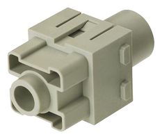HARTING 09140012768 Heavy Duty Connector, Han-Modular Series, Insert, 1 Contact, Receptacle, Screw Socket