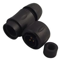 SOURIAU-SUNBANK / EATON UTS6JC12E3P Circular Connector, Sealed Circular Connector, Trim Trio UTS Series, Straight Plug, 3 Contacts