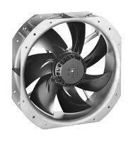 EBM-PAPST W2E250-HP08-01 AC Axial Fan, 115V, Circular, 250 mm, 80 mm, Ball Bearing