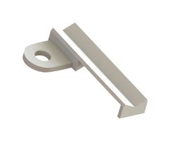 ESSENTRA COMPONENTS FTH-11-8-01 Cable Tie Mount, Screw, 0.17 ", Natural, Nylon 6.6 (Polyamide 6.6), 1.29 ", 0.75 "