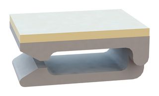 ESSENTRA COMPONENTS 22AWCF328110 Fastener, Adhesive Backed Cable Clip, Nylon 6.6 (Polyamide 6.6), Natural, 12.7 mm, 6.9 mm