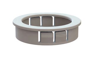 ESSENTRA COMPONENTS 22MP17522W Grommet, Open, 1.375 ", Nylon 6 (Polyamide 6), 1.75 ", 0.125 "
