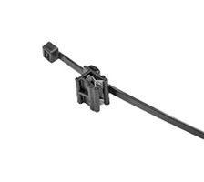 ESSENTRA COMPONENTS 550253 Cable Tie Mount, Edge, Black, Nylon 6.6 (Polyamide 6.6), Stainless Steel, 15 mm, 13.9 mm