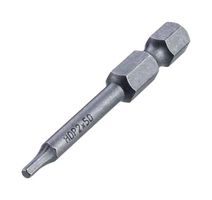 HARWIN Z9951-00 Hex Drive Bit, A/F, 2 mm Size, 50 mm Length