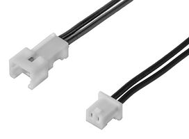 MOLEX 218113-0204 Cable Assembly, PicoBlade Receptacle to PicoBlade Plug, 2 Positions, 1.25 mm, 1 Row, 425 mm