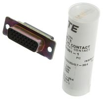 AMP - TE CONNECTIVITY 204514-2 D Sub Connector, HD, High Density, Receptacle, AMPLIMITE Series, 26 Contacts, DA, Crimp