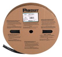 PANDUIT HSTT100-C Heat Shrink Tubing, 2:1, 1 ", 25.4 mm, Black, 100 ft, 30.5 m