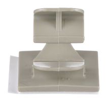 PANDUIT LWC38-A-D14 Fastener, Adhesive Backed Cable Clip, 9.6 mm, Nylon 6.6 (Polyamide 6.6), Grey, 25.4 mm, 25.4 mm